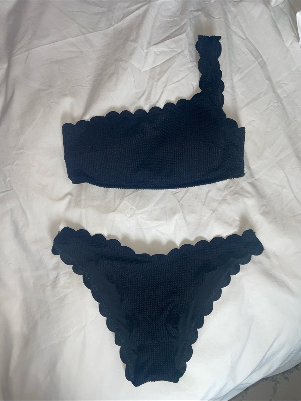 Aerie | Textured Scalloped Bikini